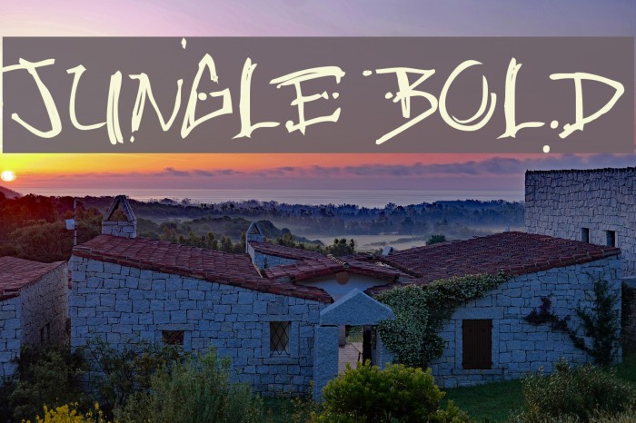 Jungle Bold Font examples