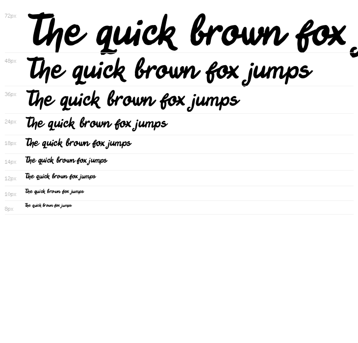 Jungle Boy Italic Waterfall