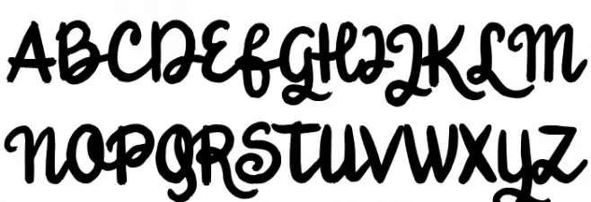 Jungle Boy Font UPPERCASE