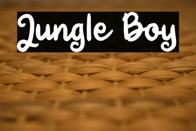 Jungle Boy Example 3