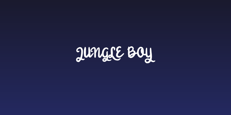 Jungle Boy Social Header