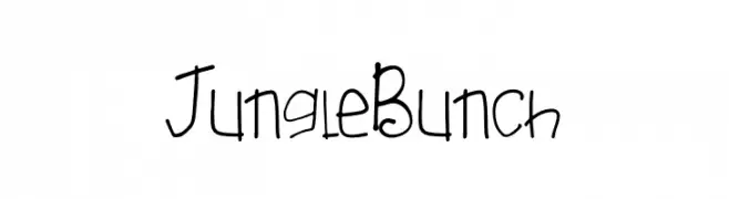 Jungle Bunch  フリーフォントのダウンロード