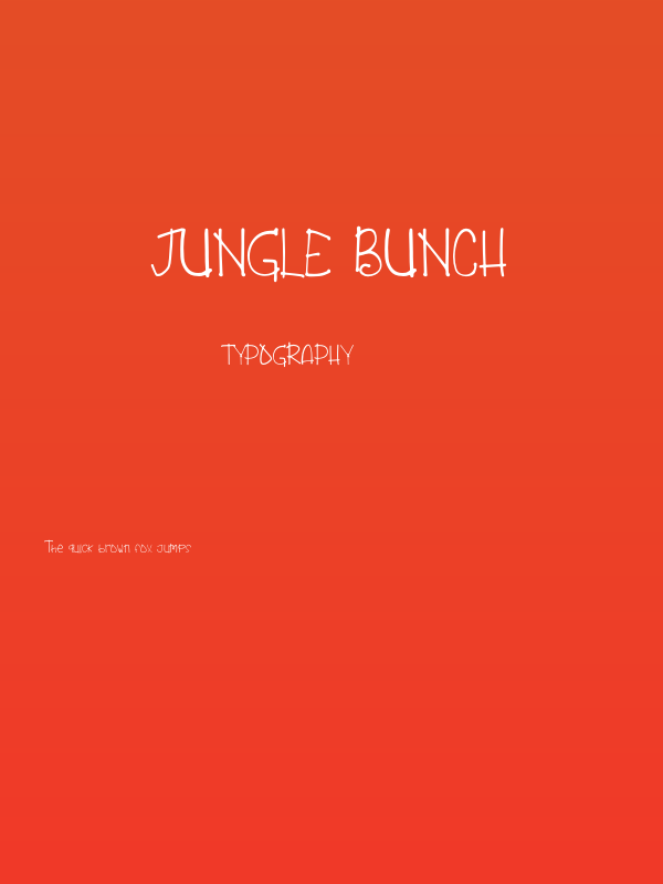 Jungle Bunch Poster