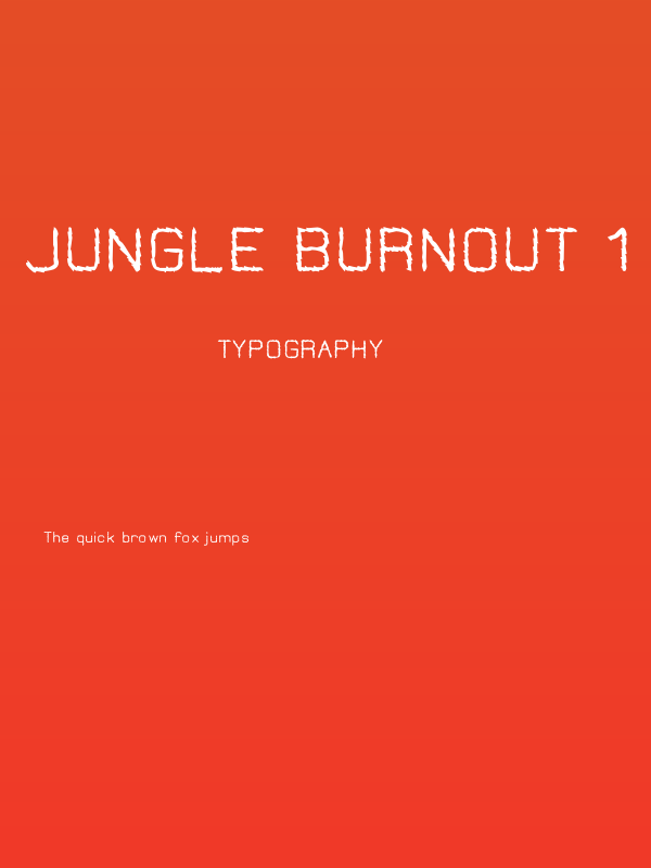 Jungle Burnout 1 Poster