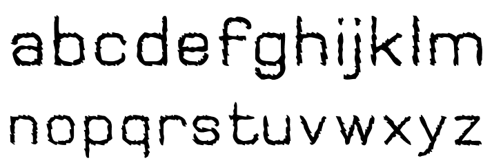 Jungle Burnout 1 Font LOWERCASE