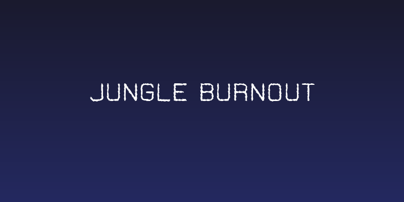 Jungle Burnout Social Header