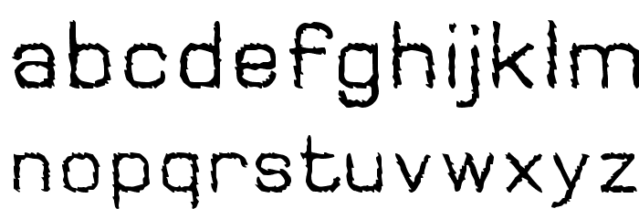 Jungle Burnout Font LOWERCASE
