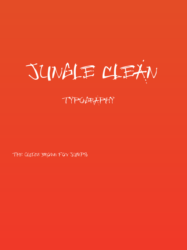 Jungle Clean Poster