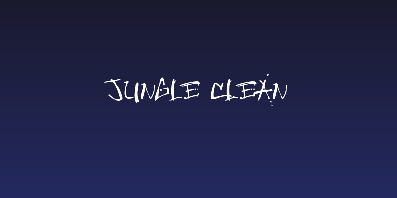 Jungle Clean Social Header