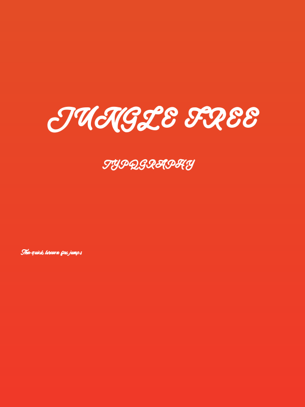 Jungle FREE Poster