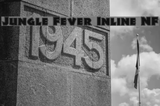 Jungle Fever Inline NF Font examples