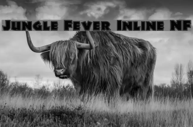 Jungle Fever Inline NF Font examples