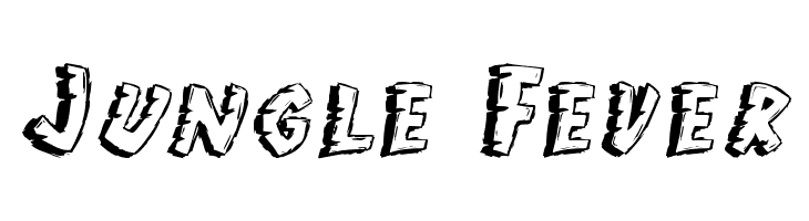 Jungle Fever  フリーフォントのダウンロード