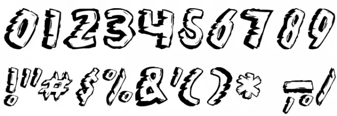 Jungle Fever Font OTHER CHARS