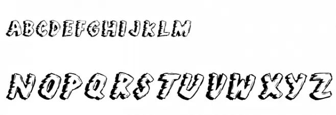 Jungle Fever Schriftart Groß
