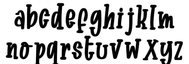 Jungle Friends Font LOWERCASE