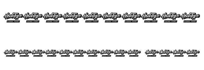 Jungle Hero Demo Inline Font OTHER CHARS