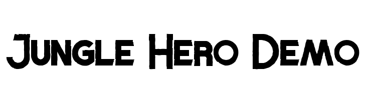 Jungle Hero Demo  Free Fonts Download