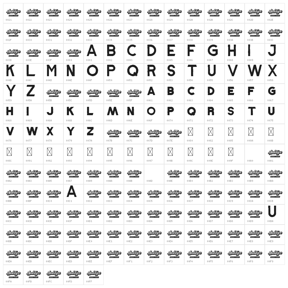 Jungle Hero Demo Character Map