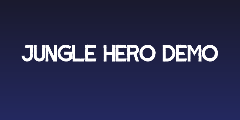 Jungle Hero Demo Social Header