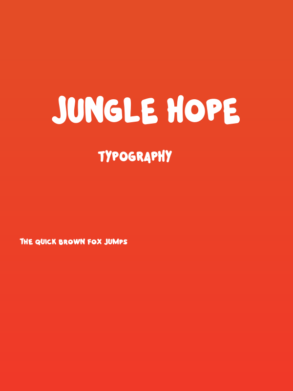 Jungle Hope Poster