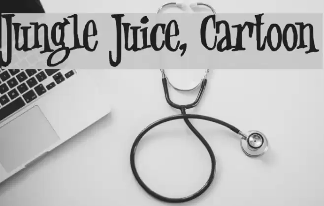 Jungle Juice, Cartoon Font examples