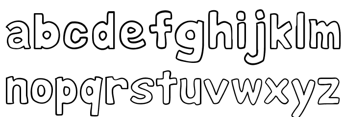 Jungle Junk Font LOWERCASE