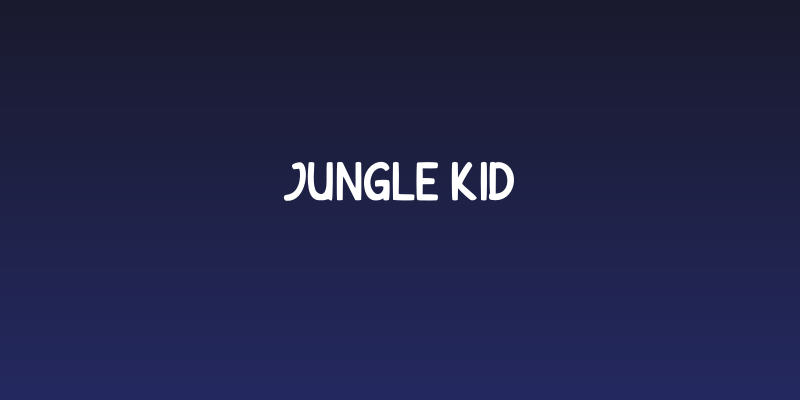 Jungle Kid Social Header