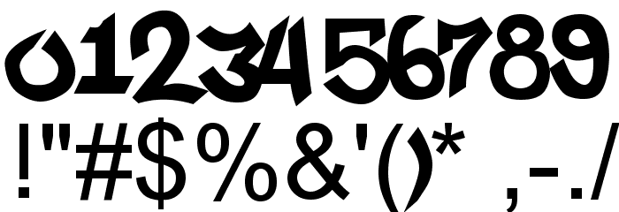Jungle LIFE Font OTHER CHARS
