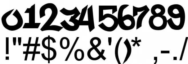 Jungle LIFE Font OTHER CHARS