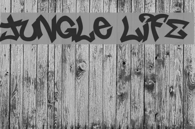 Jungle LIFE Font examples