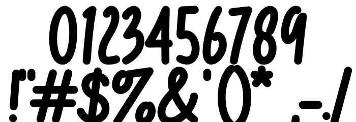 Jungle Monkey-Personal Use Font OTHER CHARS