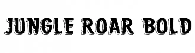 Jungle Roar Bold  baixar fontes gratis