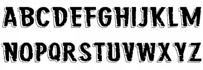 Jungle Roar Bold Font UPPERCASE