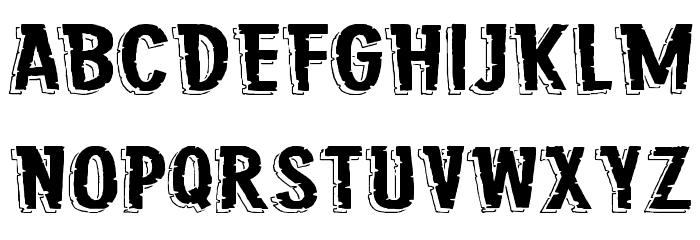 Jungle Roar Bold Font LOWERCASE