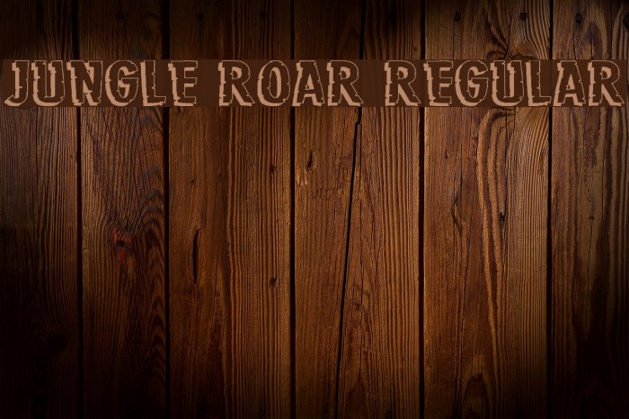 Jungle Roar Regular Font examples
