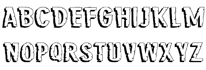 Jungle Roar Regular Font LOWERCASE