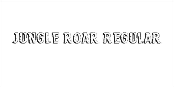 Jungle Roar Regular Logo