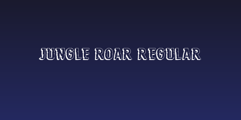 Jungle Roar Regular Social Header