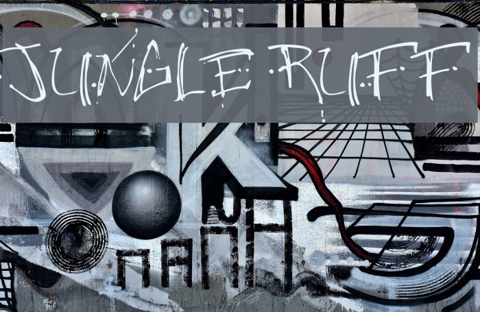 Jungle Ruff Font examples