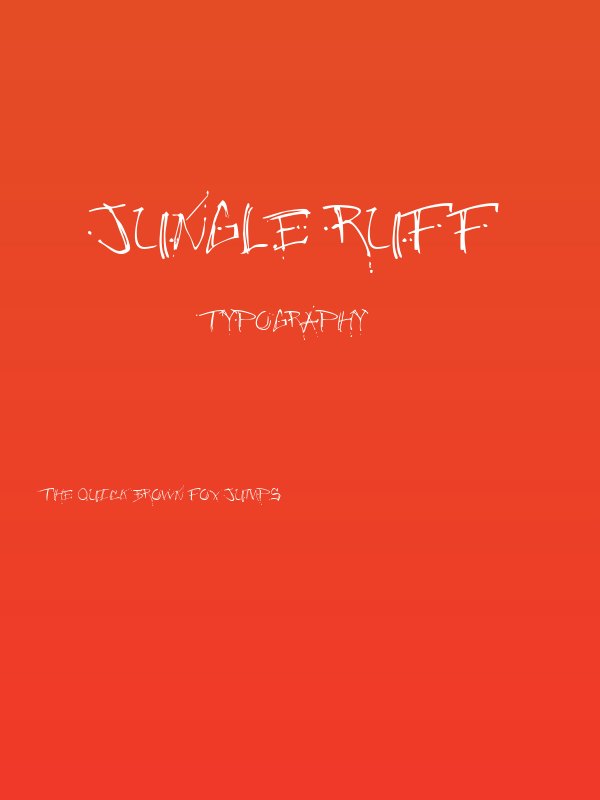 Jungle Ruff Poster