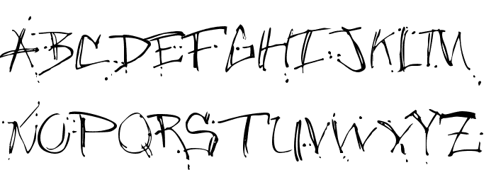 Jungle Ruff Font LOWERCASE