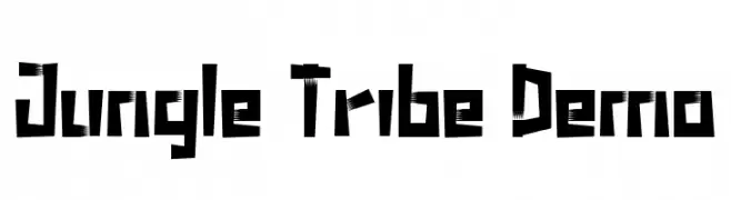 Jungle Tribe Demo  Fuentes Gratis Descargar