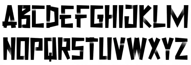 Jungle Tribe Demo Schriftart Groß