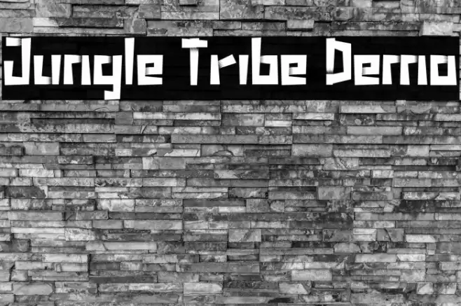 Jungle Tribe Demo Font examples