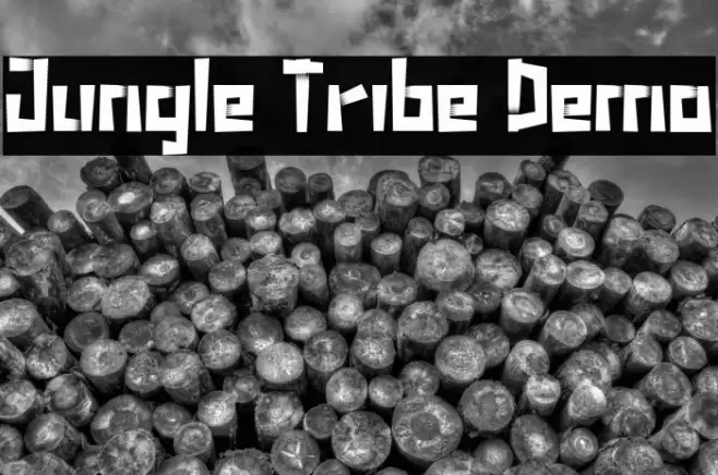 Jungle Tribe Demo Font examples