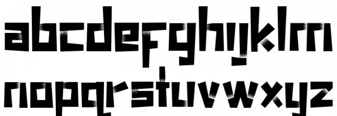 Jungle Tribe Demo Schriftart Kleinbuchstaben