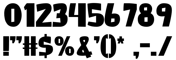 Jungle-View Font OTHER CHARS