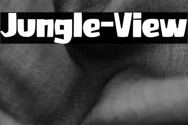 Jungle-View 字体 examples