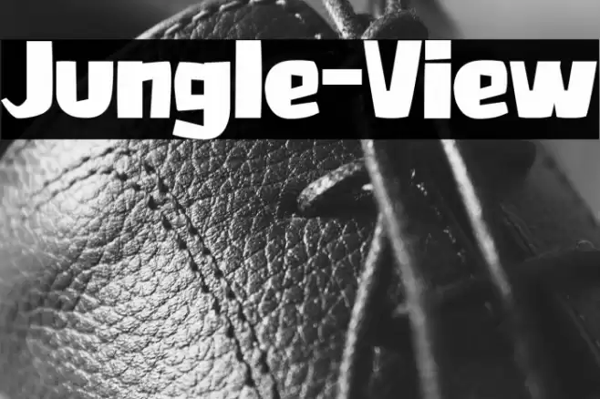 Jungle-View 字体 examples
